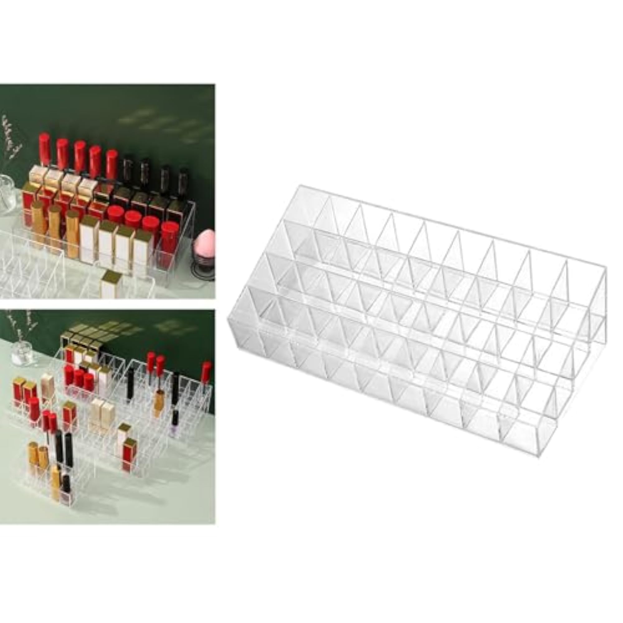 Clear Acrylic Lipstick Holder Case
